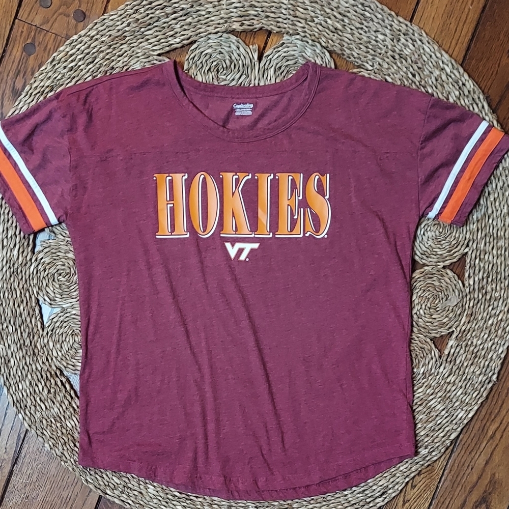 Colosseum Women's Burgundy Hokies Tee